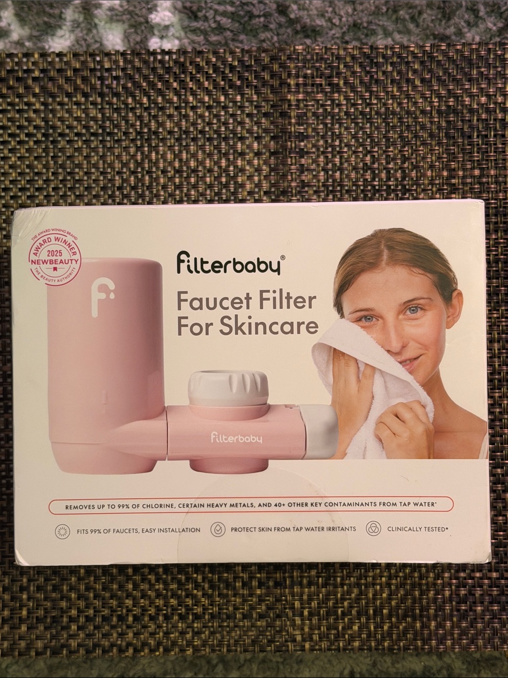 Filterbaby Faucet Water Filter for Skincare - Pink Sealed